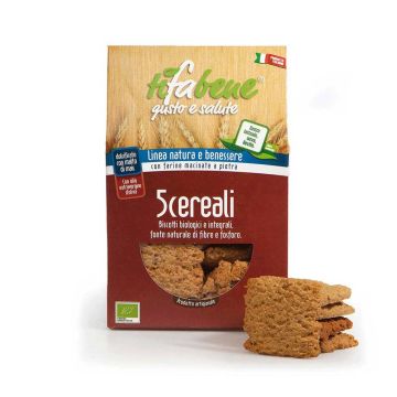 Biscotti 5 Cereali 250g | Biscotti integrali BIO senza lattosio e senza lievito | TIFABENE