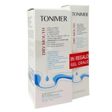 Dry Mouth Collutorio 200ml + Gel Orale 50ml | Protettivo, Idratante e Lenitivo | TONIMER