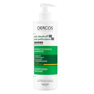 Dercos - Dermatological Shampoo Antiforfora | Capelli secchi 390ml | VICHY