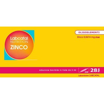Zinco 0,0674mg/2ml | Soluzione bevibile 28 fiale | LABCATAL