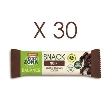 SNACK BALANCE FONDENTE NOIR box 30 pz | Barretta Cioccolato Fondente 33 g | ENERZONA