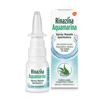 AQUAMARINA | Spray nasale ipertonico decongestionante 20 ml | RINAZINA