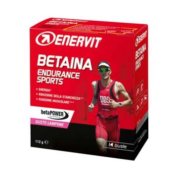 BETAINA ENDURANCE SPORTS 10 buste | Integratore per sportivi - gusto lampone | ENERVIT Sport