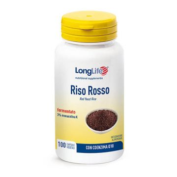 Riso Rosso Fermentato 100 cps | Integratore Colesterolo | LONGLIFE