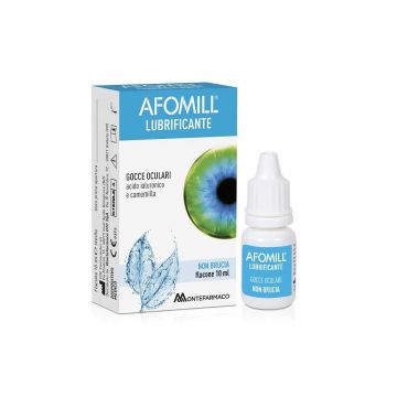 LUBRIFICANTE collirio 10 ml | Gocce oculari per occhio secco | AFOMILL