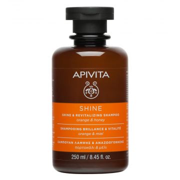Shampoo Illuminante arancia e miele | Shine & Revitalizing 250 ml | APIVITA Capelli