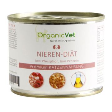 NIEREN DIAT 200 g | Cibo umido per GATTI con problemi reni | ORGANIC VET