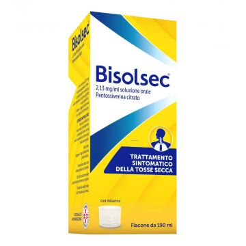 BISOLSEC 190ml 2,13 mg/ml |Sciroppo tosse secca
