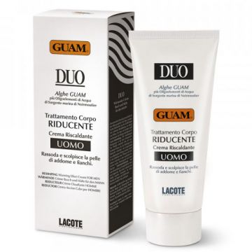 Crema riducente uomo 200 ml | Formula riscaldante | GUAM Duo