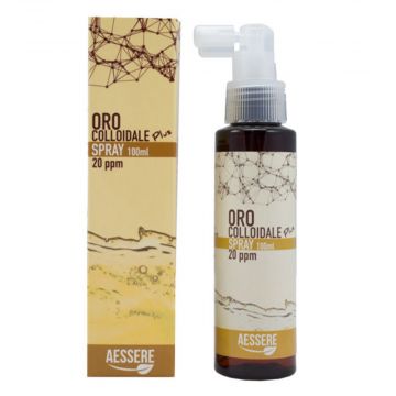 Oro Colloidale Plus 20 ppm 100 ml | Rimedio attività cognitiva | AESSERE