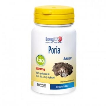 PORIA Bukuryo 60 capsule | integratore Difese Naturali | LONGLIFE - Funghi Bio