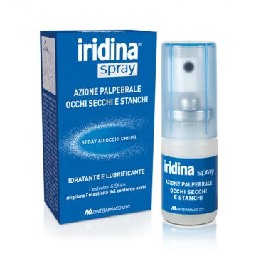 SPRAY Occhi secchi e stanchi 10 ml | Soluzione oftalmica idratante e lubrificante | IRIDINA