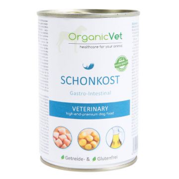 SCHONKOST 400 g | Cibo umido per CANI con problemi gastro-intestinali | ORGANIC VET