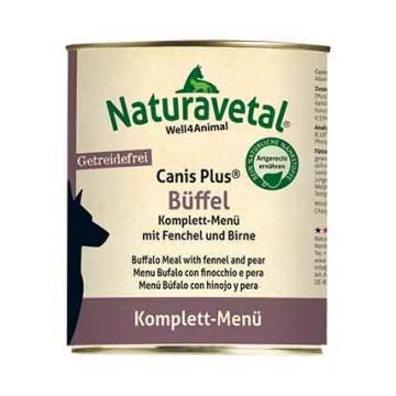 BUFFEL | Bufalo, finocchio e pera 800 g cod.2331 | NATURAVETAL - Canis Plus