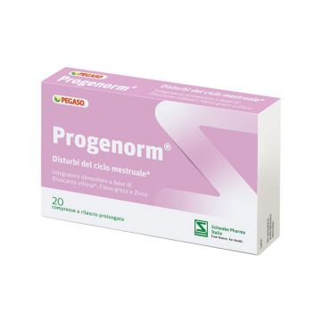 Progenorm 20 Compresse | Integratore disturbi ciclo mestruale | PEGASO