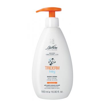 Triderm Baby Bagno Crema 500 ml | Bagnetto dolce ipoallergenico bimbi | BIONIKE