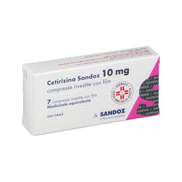CETIRIZINA SANDOZ | 7 Compresse rivestite 10 mg