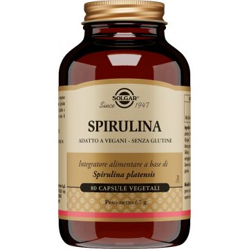 Spirulina 80cps | Integratore spirulina | SOLGAR