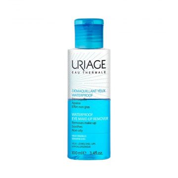 Struccante occhi Waterproof 100 ml | Struccante Bifasico | Uriage