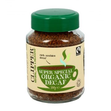Caffe Istantaneo Decaffeinato 100g | caffè solubile Biologico | CLIPPER