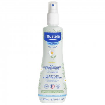 Eau refraichissante et coiffante 200 ml | Acqua rinfrescante | MUSTELA Bébé