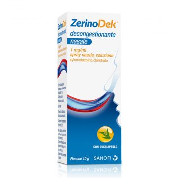 ZERINODEK Decongestionante nasale | Spray nasale 0,1% - 10 ml