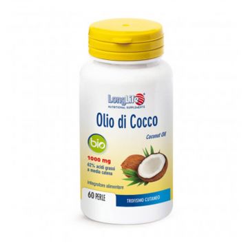 Olio di Cocco BIO 60 perle| Integratore con funzione energetica  | LONGLIFE