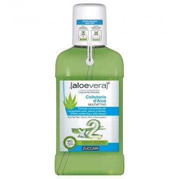 Collutorio d'Aloe 250 ml | Trattamento gengive sensibili | ZUCCARI Aloevera2