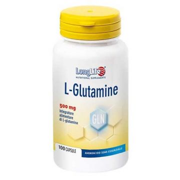 L-Glutamine 100 cps | Integratore Sport e Fitness | LONGLIFE