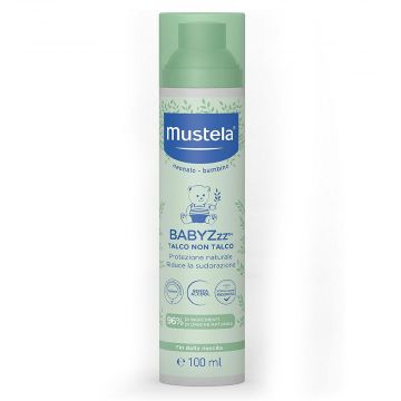 Babyzzz Talco Non Talco 100 ml | Crema protettiva zanzare per bimbi | MUSTELA