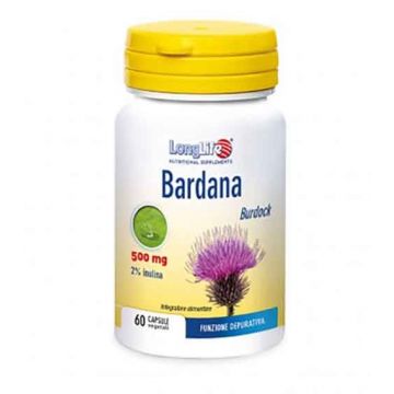 BARDANA 60 cps | Integratore 2% Inulina | LONGLIFE