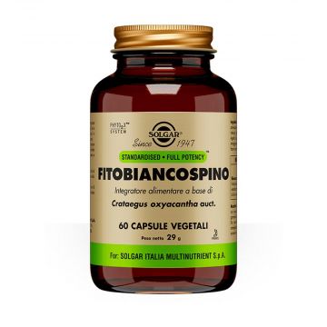 FITOBIANCOSPINO 60 capsule | Integratore apparato cardiovascolare | SOLGAR