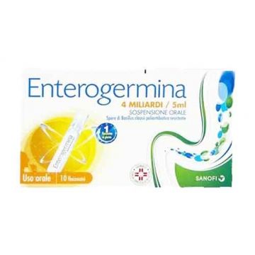 ENTEROGERMINA 4 MILIARDI | Sospensione Orale - 10 Flaconcini 5 ml