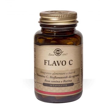 Flavo C 50 tav | Integratore Vitamina C | SOLGAR