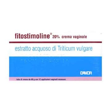 FITOSTIMOLINE Crema Vaginale al 20 % | 12 applicatori 60 grammi