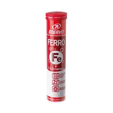 FERRO 20 cpr effervescenti| Integratore per sportivi | ENERVIT Sport