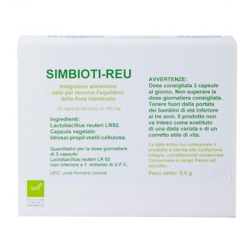 Simbioti REU 40 capsule | Integratore probiotico | OTI