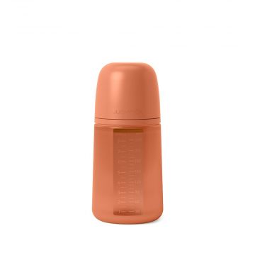 Biberon Colour Essence 240 ml Color ORANGE SUNSET | Biberon Flusso medio tettarella SX PRO | Suavinex