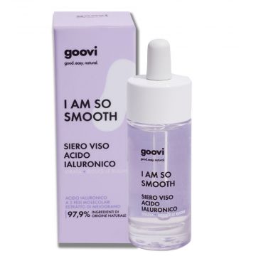 Siero viso acido ialuronico 30 ml | I am so smooth | GOOVI Hunziker