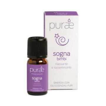 OLI ESSENZIALI PURI per lampade ad ultrasuoni Purae 10 ml | PURAE-SOGNA BIMBI (rilassante e rasserenante)