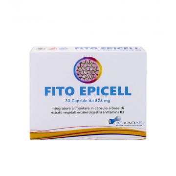 FITO EPICELL 30 Capsule | Integratore Enzimi digestivi e Vitamina B3 | ALKADAE