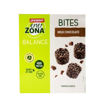 BITES Milk Chocolate | Snack di Soia al Cioccolato al Latte 5 Buste | ENERZONA