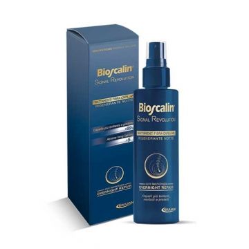 Spray Rigenerante Notte 100 ml | Trattamento fibra capillare | BIOSCALIN Signal Revolution