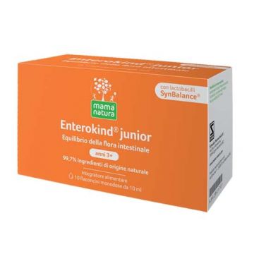 ENTEROKIND JUNIOR | Probiotico 3-12 anni 10 FLACONCINI | SCHWABE Mama Natura