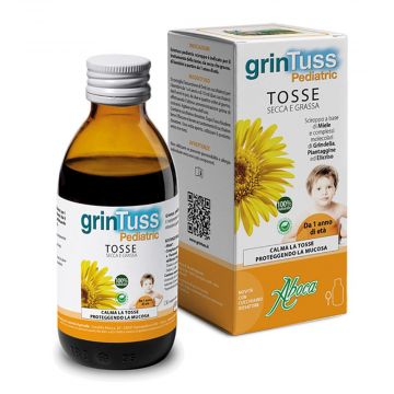 GRINTUSS  PEDIATRICO Sciroppo 180 g | Tosse Grassa e Secca | ABOCA