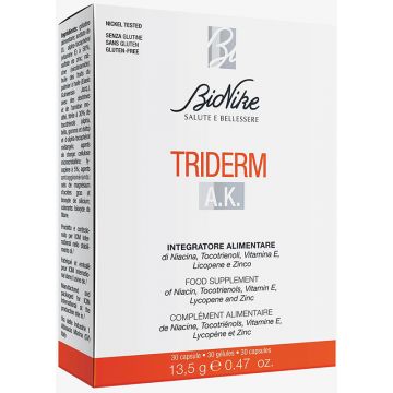 Triderm Ak 30cps | integratore pelle nickel tested | BIONIKE