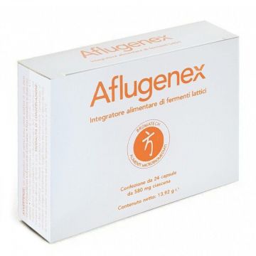 Aflugenex 24 cps | Fermenti Lattici per intestino e vie respiratorie | BROMATECH