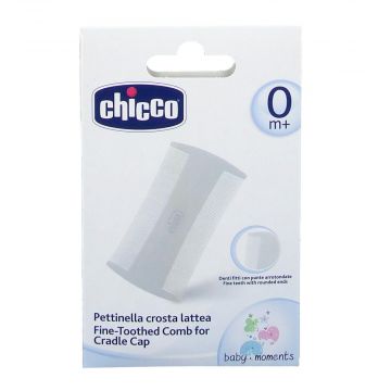 Pettinella Crosta Lattea | Pettine denti fitti punta arrotondata 0+ m | CHICCO