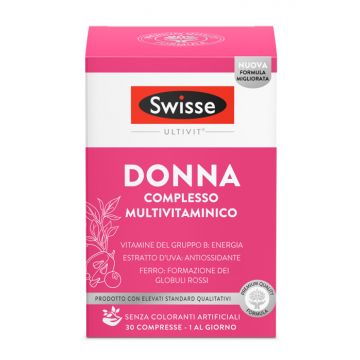 Multivitaminico D 30cpr | Integratore multivitaminico e minerali | SWISSE