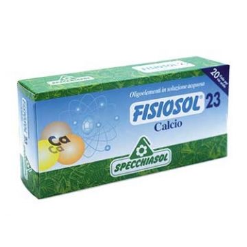 23 CALCIO | Mineralizzazione ossa  20 Fiale | SPECCHIASOL - Fisiosol